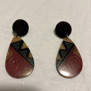 80’s Art Deco Style earrings